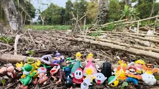 Super Mario Bros: Princess Peach|Donkey Kong|Luigi|Yoshi|Koopa troopa|Goomba mario|Toat|lskitu