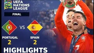One of the Greatest UEFA Finals Ever?😱 | Portugal vs Spain 2025 #cristianoronaldo 