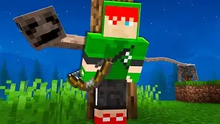 ЭТОТ МОНСТР С ГИГАНТСКОЙ ШЕЕЙ НАБЛЮДАЕТ ЗА МНОЙ НОЧЬЮ В MINECRAFT!!
