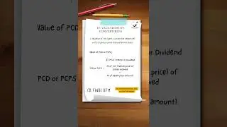 Valuation of Partly Convertible Debentures | Security Valuation | CA Final AFM