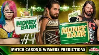 MONEY IN THE BANK 2020 ALL MATCH CARD & WINNERS PREDICTIONS