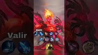 ✅ VALIR Best Build 2025 Mobile Legends #mlbb #chouexp #shortvideos