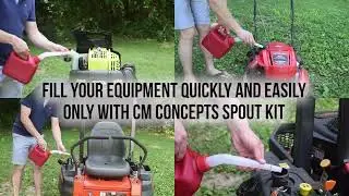 CM Concepts Gas Can Spout (Nozzle) Kit-2 kits included