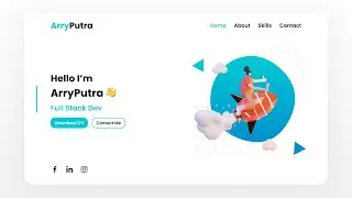 Responsive Personal Portfolio Website using HTML & CSS