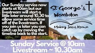 St George's Church, Wembdon 7.9.25 | Morning Worship - Isaiah 12:1-6 - 'Surely God is my Salvation'