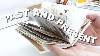 JUNK JOURNAL FLIP THROUGH (No Talking) | New Journal Setup | Stationery Love