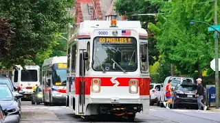 SEPTA Trolley Diversion action of 2024 during the trolley blitz in Philadelphia