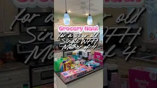 SINGLE MAMA GONE GO TO THE GROCERY STORE😓 #shorts #groceryshopping #haul #foryou #sahm #minivlog