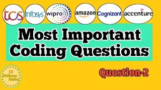 Important Coding Questions-2 || Software Brains ||TCS NQT Digital |Wipro| Infosys | Java Programming