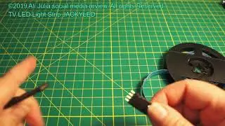 TV LED Light Strip JACKYLED 6.6Ft 60Leds LED TV Backlight Strip