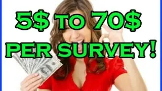 Make Money taking survey - 5$ to 75$ per SURVEY! #click4survey_Review