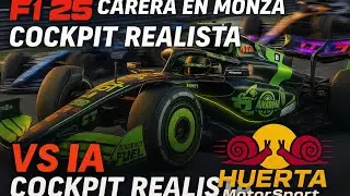 F1 25 | Carrera en Monza vs IA 100 | Cámara Cockpit Realista
