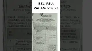 #bel#2023#engineer#projectl# engineer#www.bel-india.in#bel recuitment 2023#youtubeshorts