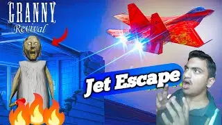 🔥Granny New Jet Escape : ( Unofficial ) Granny Revival Full Gameplay 🤣🔥✈️💥