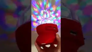 360 degree LED rotating stage lamp Bluetooth speaker