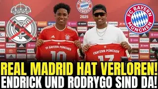 TRANSFER-BOMBE! Endrick & Rodrygo bilden TRAUMDUO beim BAYERN! | aktuelle nachrichten bayern m&uuml;nchen