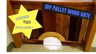 How To Build A Rustic Pallet Wood Gate