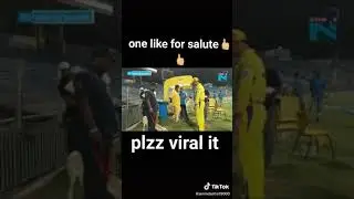 Dog salute in dhoni