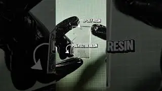 Hasil Akhir Epoxy & Polyster Resin Yang di Campur Jad Satu #shorts #resin #campuranresin #epoxyresin