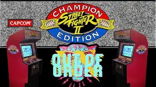 Street Fighter 2 - New Control Panel Artwork Installation (Out Of Order)