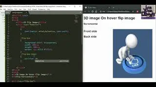 How To Create a 3D flip image in html and css