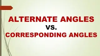 25. Alternate Angles and Corresponding Angles in Urdu/Hindi