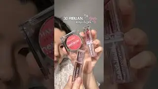 Hanasui Next Level review &mdash; makeup lokal murah! Tinted lip balm, lip tint, bouncy blush #lipswatches