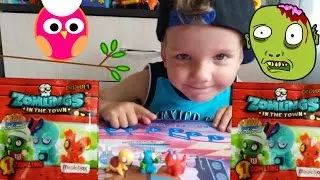 ✪Зомби Пакетики с игрушками +100 коллекционных фигурок Zomling