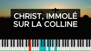 Christ immol&eacute; sur la colline | pour me rappeler Geths&eacute;mani
