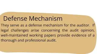 6 Definiton of audit working paper