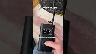 Elektrikli Scootera Hava Basma #shorts #scooter#elektrikliscooter  #lastik #motovlog #fyp