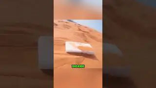 Dry Ice vs Hot Sand. What happens? 🤔 #shorts