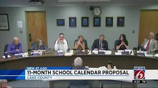 11-month school calendar proposal