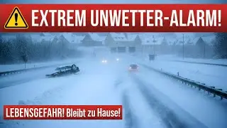 Warnung⚠️ Das schlimmste Unwetter seit Jahren rollt an!