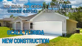 2023 Ocala Florida New Construction in the $200s! | NO HOA, NO CDD!