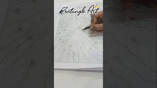 zentangle art ✍🏻#art #zentangle #craft #drawing #viralvideo #video #shorts #artist #artwork