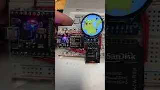 Esp32 With a 1.28&rdquo; Round LCD GC9A01, Displaying A BMP Image File Off A SD Card! What Do You Think!?