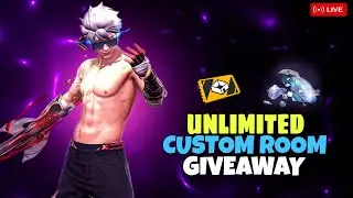 FREE FIRE 🔴 LIVE CUSTOM ROOM GIVEAWAY & GUILD TEST | SARVETH GAMING 💥😱