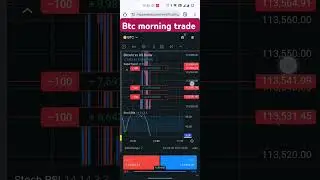 #Bitcoin morning scalping profit booked #exness #forex #learingvideos