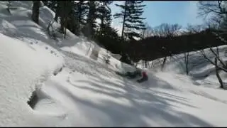 Снегоход Polaris Сахалин веселуха-2. Snowmobilies Sakhalin Russia