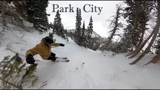 Red Pine Chutes & 9990 Ridge Line | Skiing Park City, UT 2023