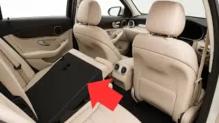 Как сложить задние сиденья в Mercedes C300