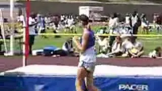 Me highjumping... SD middle school track invitational 2007