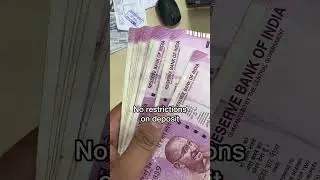 Ground rules for exchanging ₹2000 note #finance #2000notes #shorts