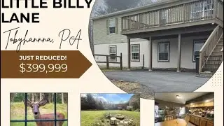 Tobyhanna PA Home For Sale Pocono Mountains Pennsylvania Almost 4 Acres!