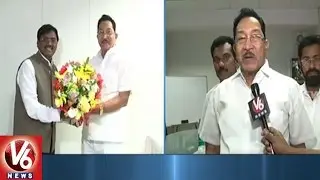 TGBKS Leader Venkat Rao Congratulate Telangana Govt Adviser G. Vivekanand | V6 News