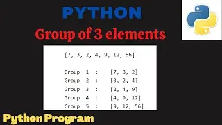 Python Code | Difference between 1st and last element in a group of 3 elements | #coding #offcampus