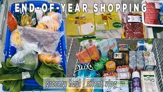 New Year's Eve Grocery Haul! Last Shopping for 2021 | S&R & SM Supermarket (silent vlog) ✨