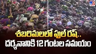 Massive Rush at Sabarimala Temple : శబరిమలలో ఫుల్ రష్..దర్శనానికి 12 గంటల సమయం - TV9