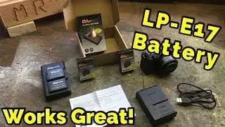 Canon EOS M3 M5 M6 Generic Battery that actually works? OAproda LP-E17 Batteries and Charger